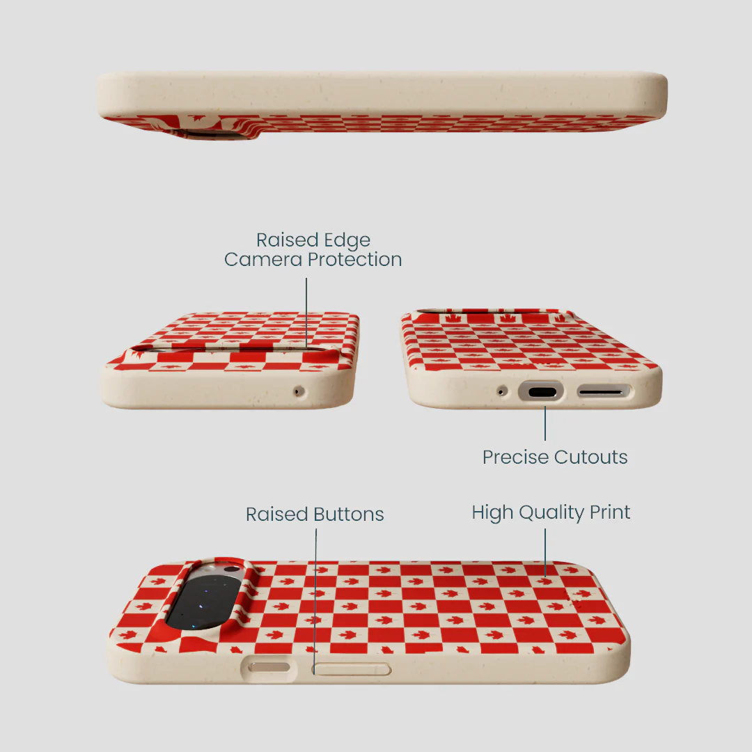 Seashell Canadian Flag Google Pixel 9/9 Pro Case - Image 3