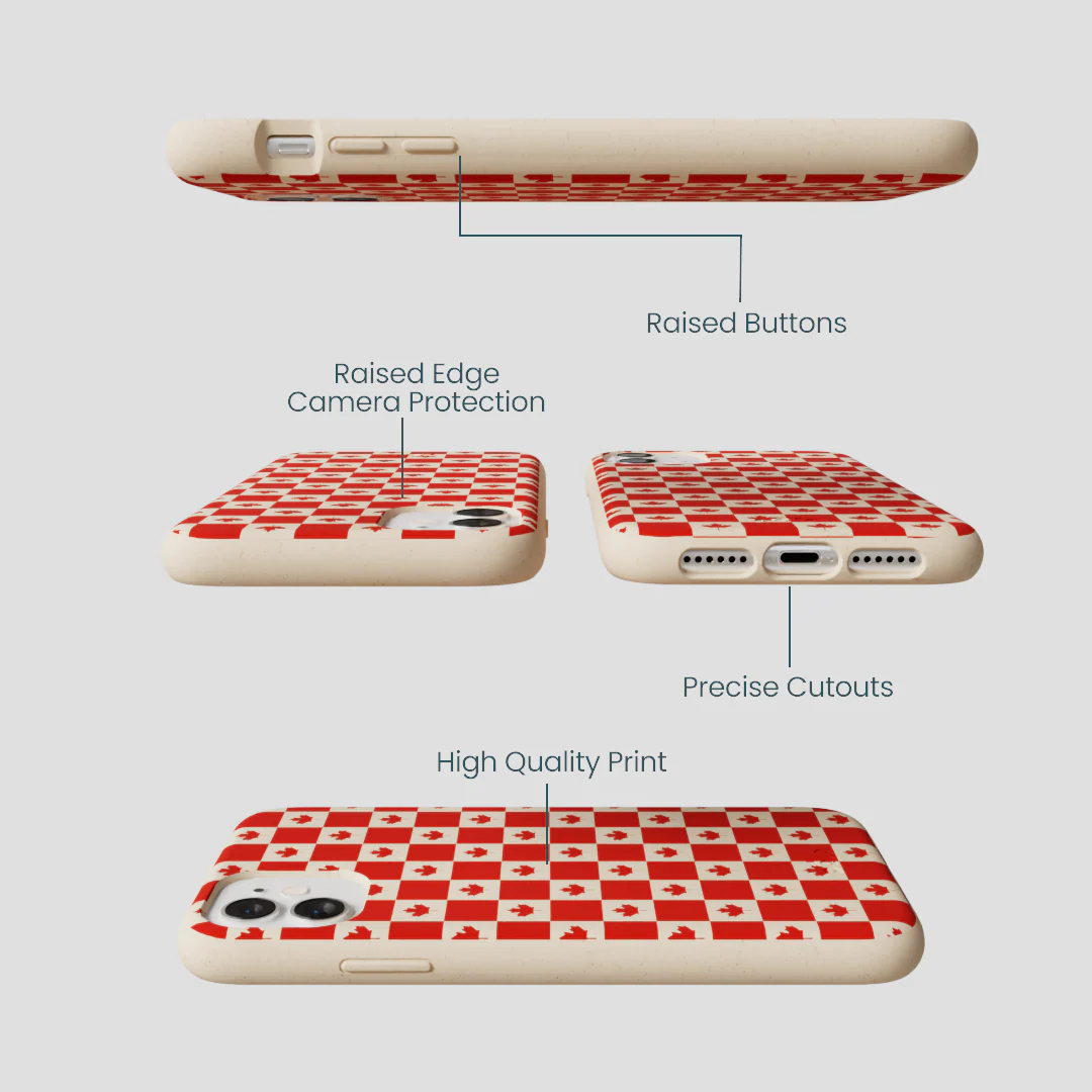 Seashell Canadian Flag iPhone 11 Case - Image 3