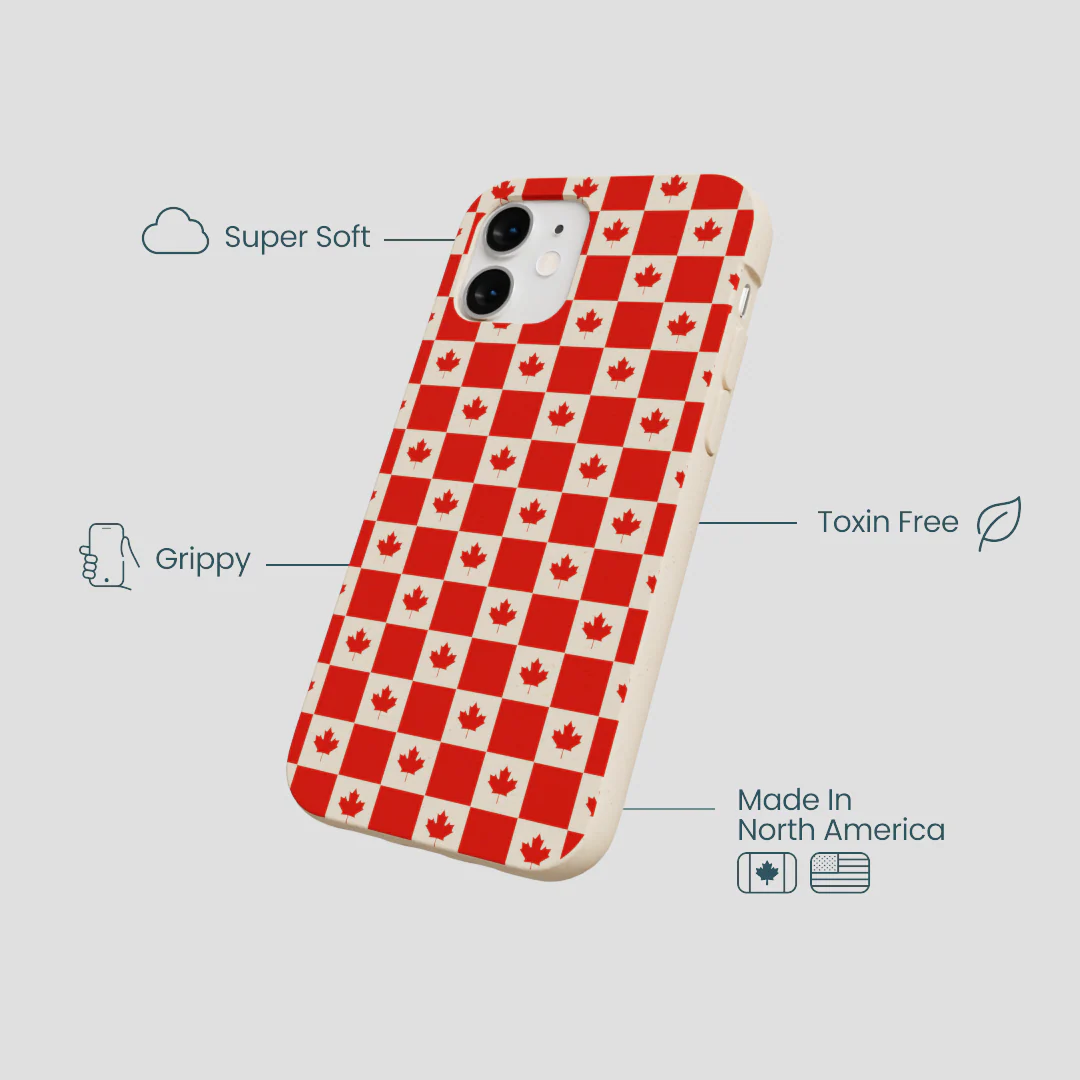 Seashell Canadian Flag iPhone 12 Mini Case - Image 4