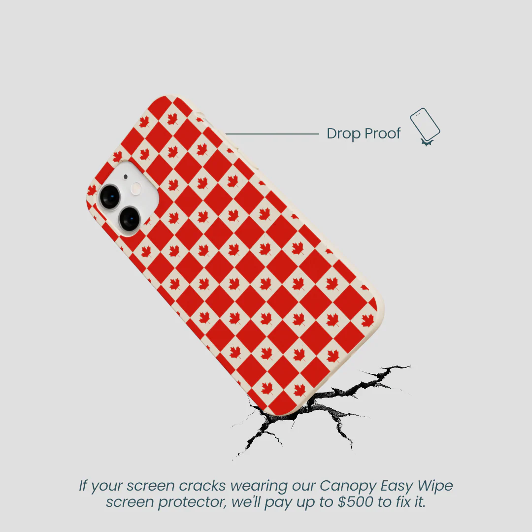 Seashell Canadian Flag iPhone 12 Mini Case - Image 5