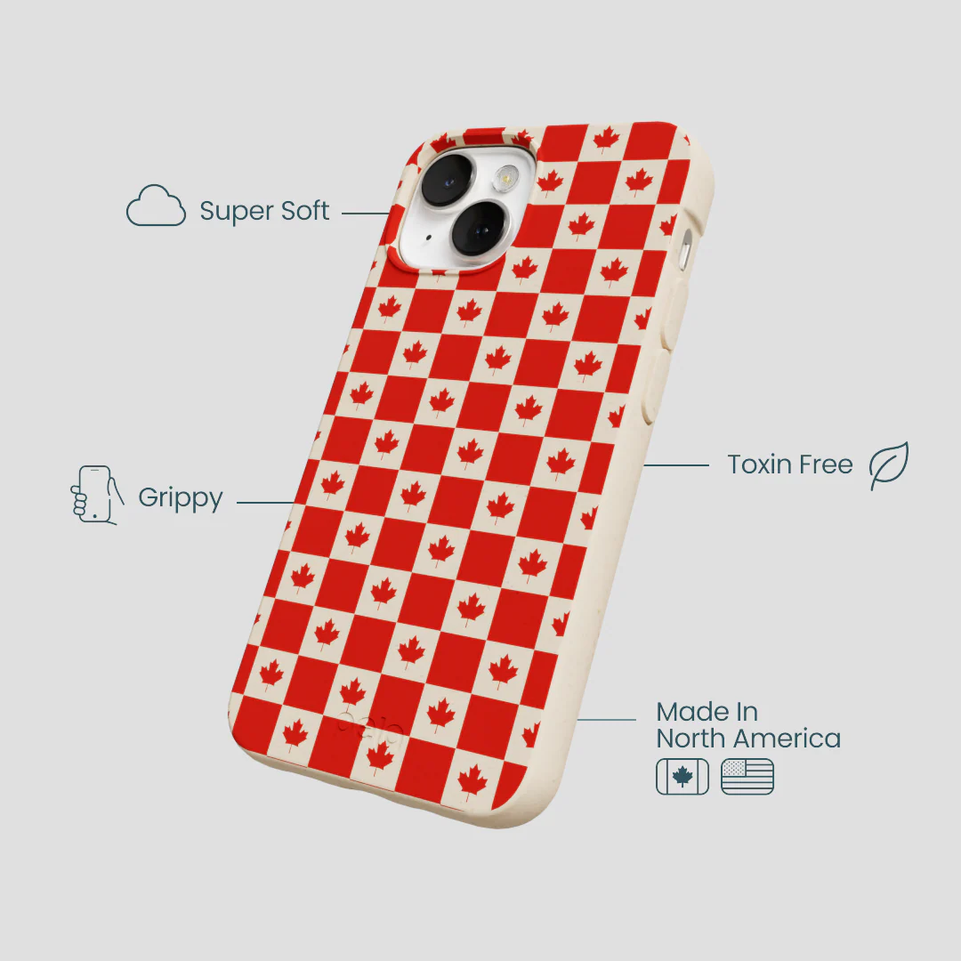 Seashell Canadian Flag iPhone 13 Case - Image 4
