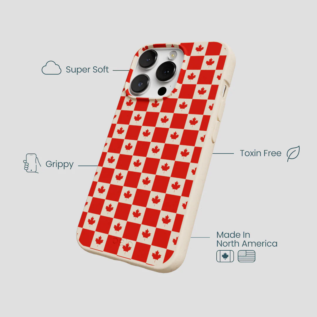 Seashell Canadian Flag iPhone 13 Pro Case - Image 4