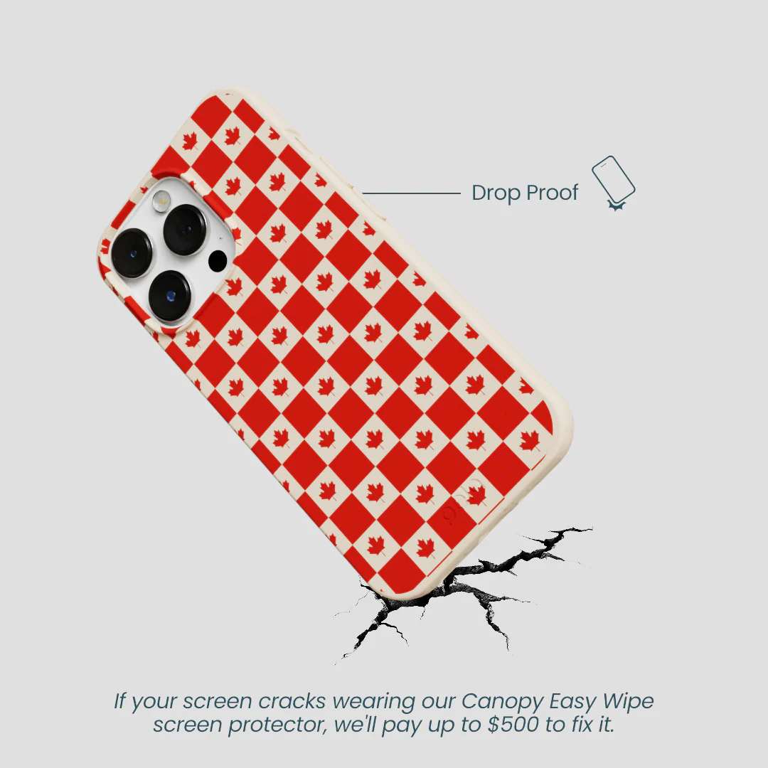 Seashell Canadian Flag iPhone 13 Pro Case - Image 5