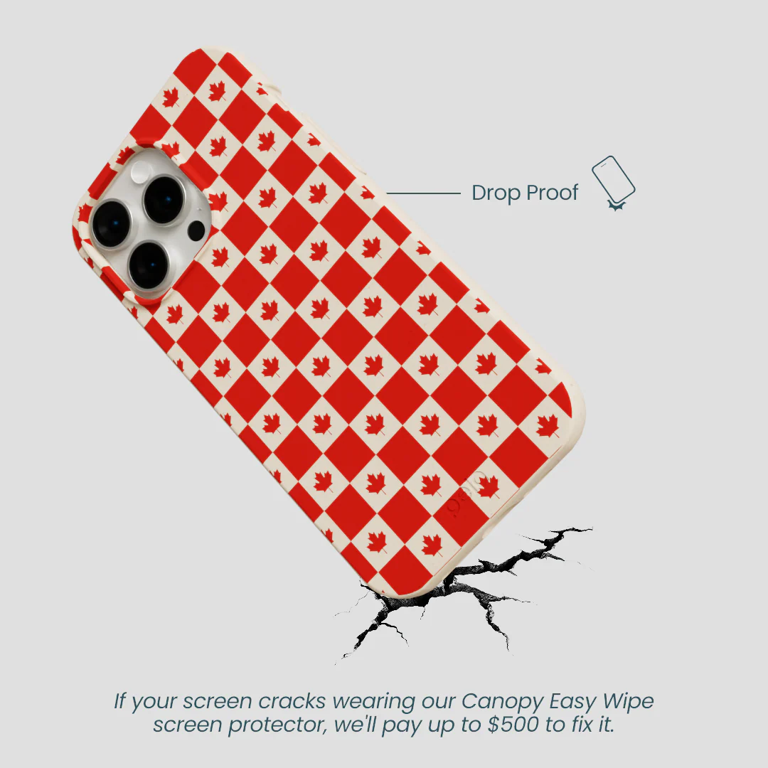 Seashell Canadian Flag iPhone 14 Pro Max Case - Image 5
