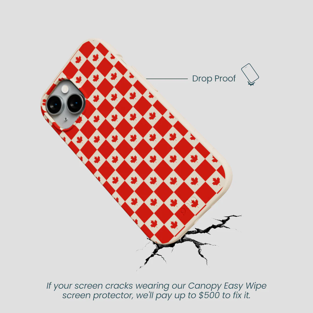 Seashell Canadian Flag iPhone 15 Case - Image 5