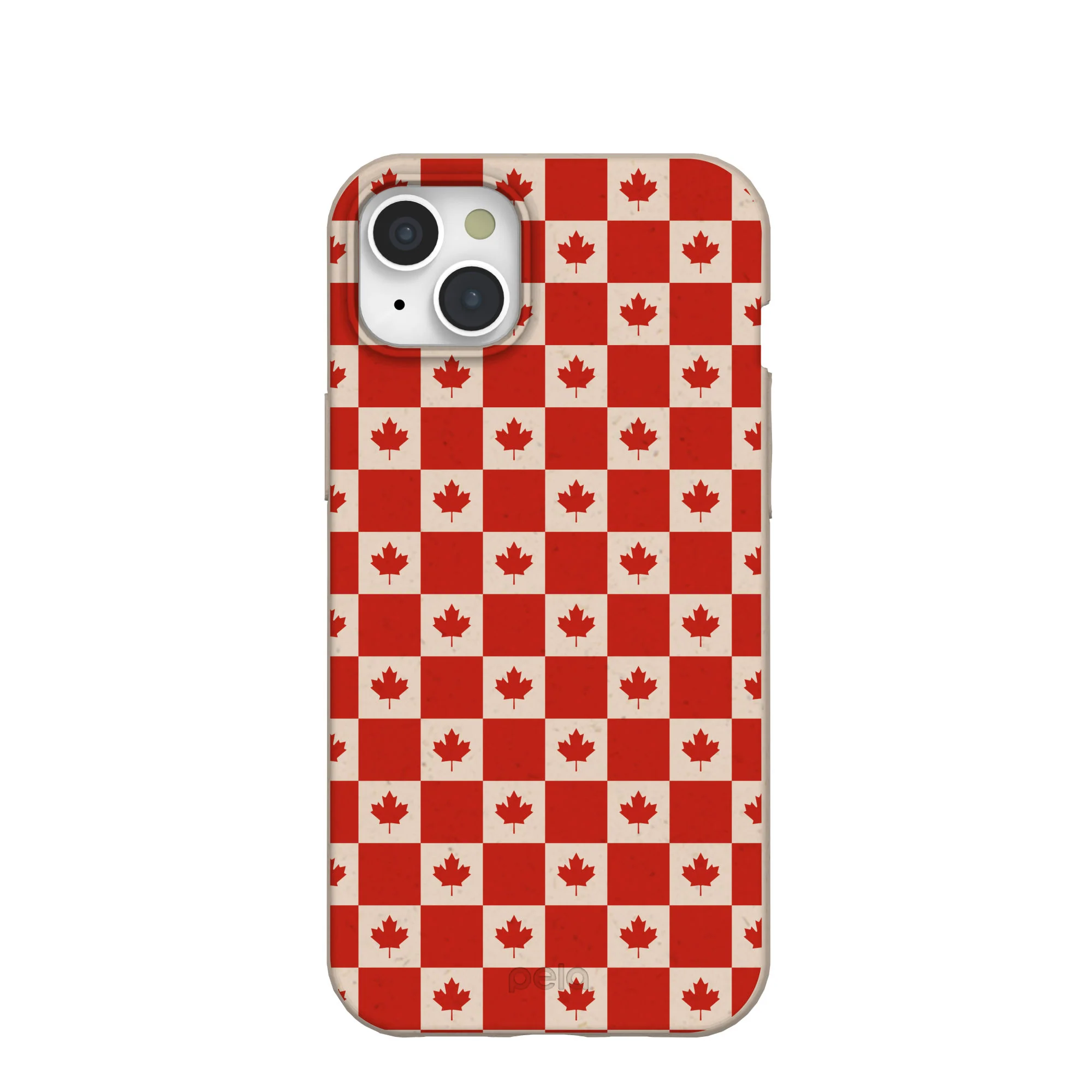 Seashell Canadian Flag iPhone 15 Plus Case