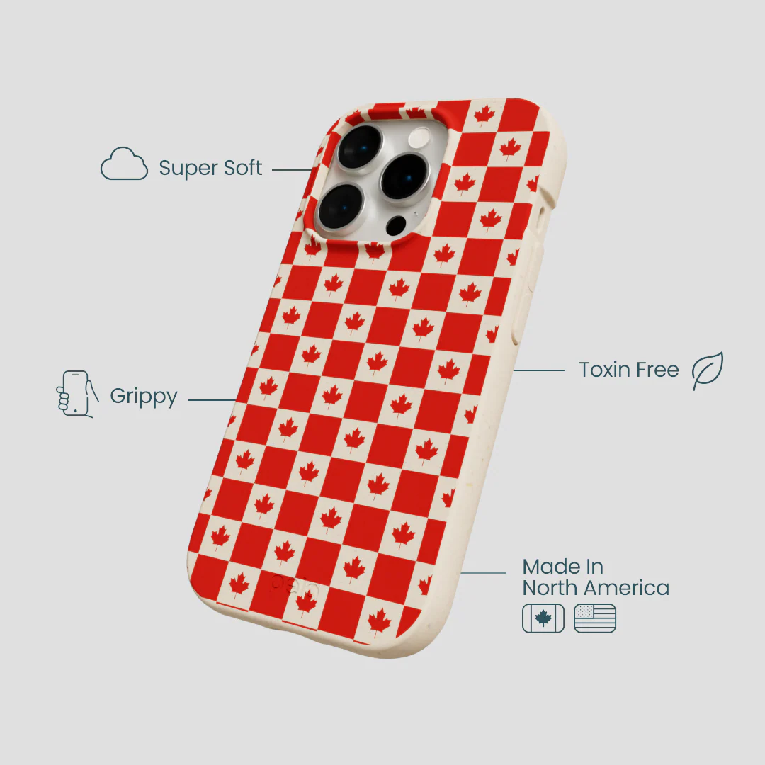 Seashell Canadian Flag iPhone 15 Pro Case - Image 4
