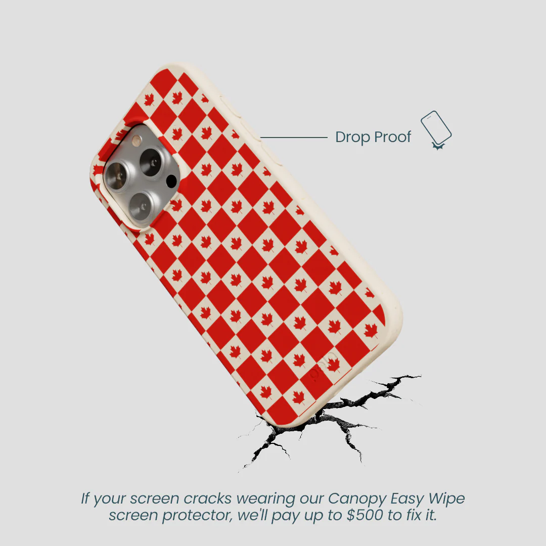 Seashell Canadian Flag iPhone 16 Pro Case - Image 5