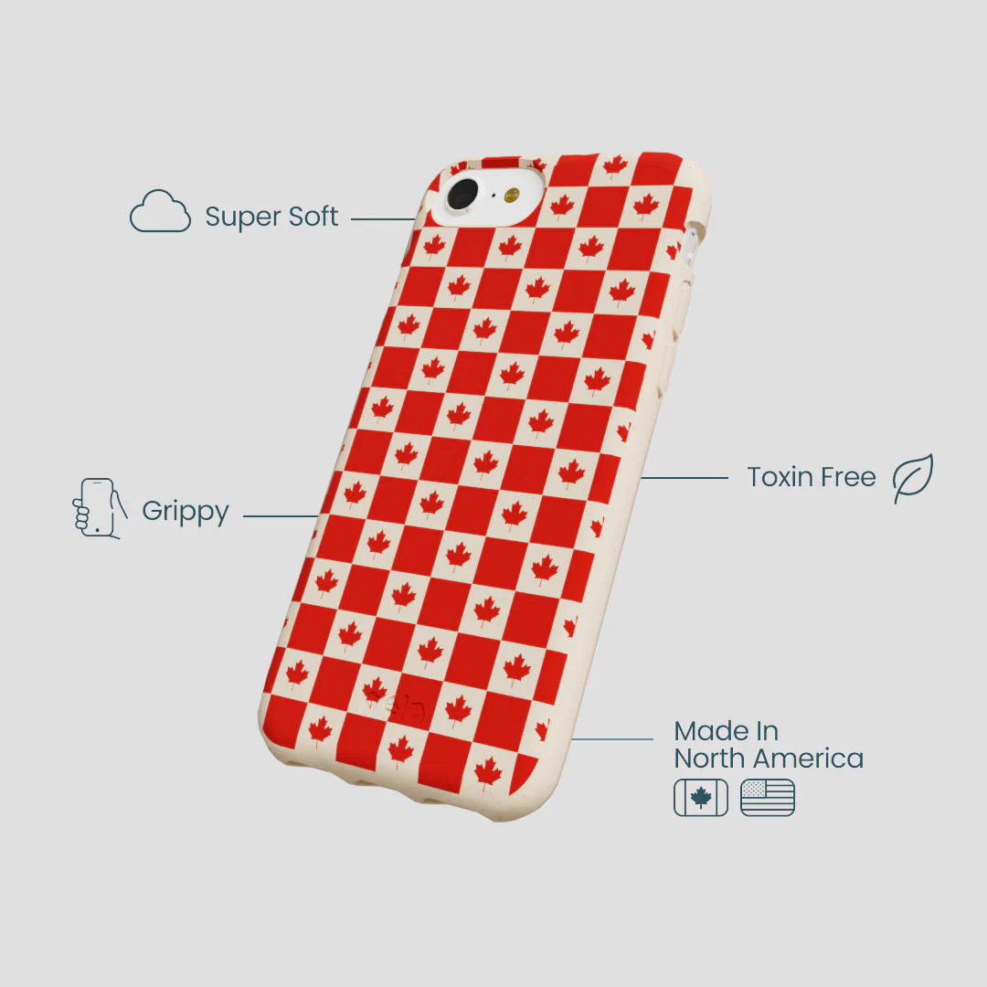 Seashell Canadian Flag iPhone 6/6s/7/8/SE Case - Image 4