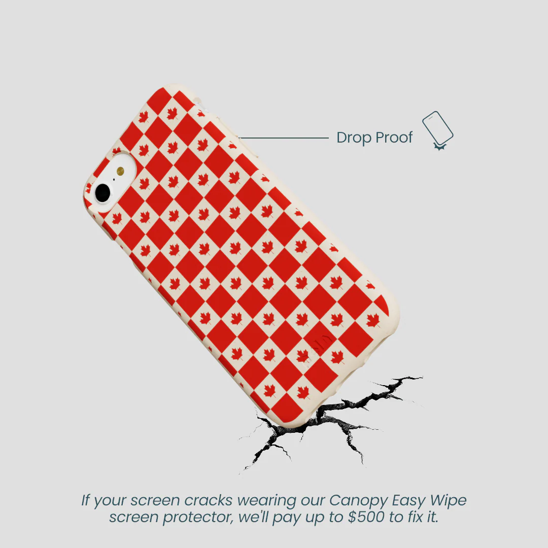 Seashell Canadian Flag iPhone 6/6s/7/8/SE Case - Image 5