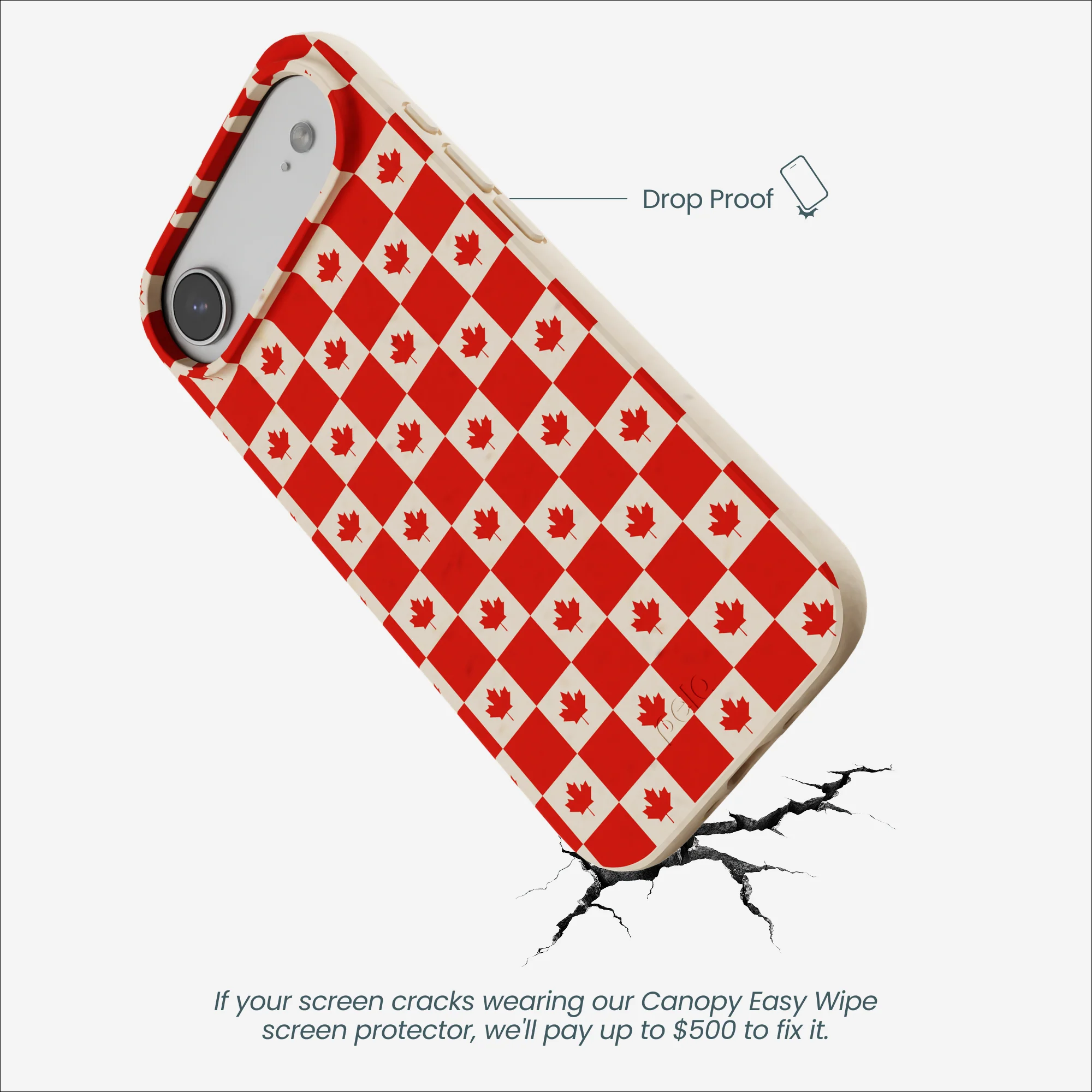 Seashell Canadian Flag iPhone Air Case - Image 5