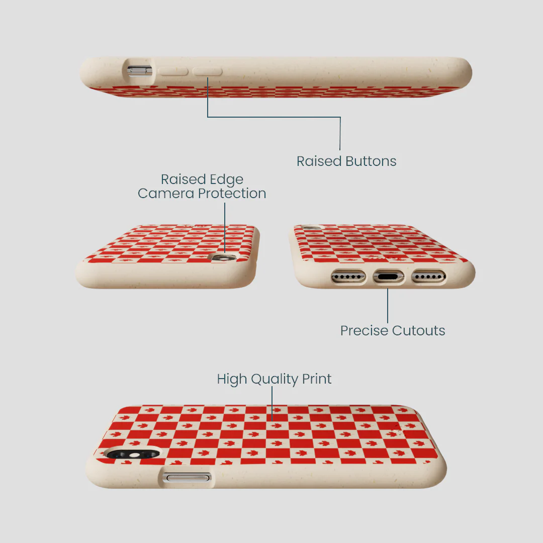 Seashell Canadian Flag iPhone XR Case - Image 3