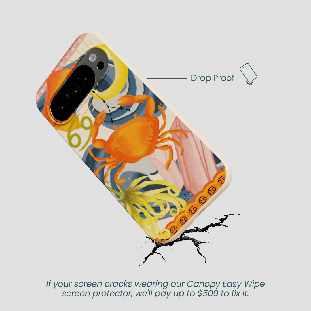 Seashell Cancer Crab Google Pixel 10/10 Pro Case - Image 4