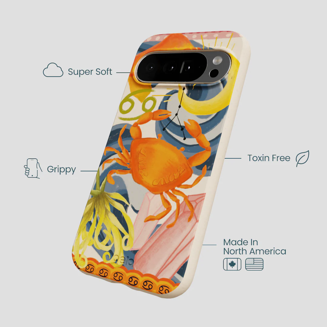 Seashell Cancer Crab Google Pixel 10 Pro XL Case - Image 3