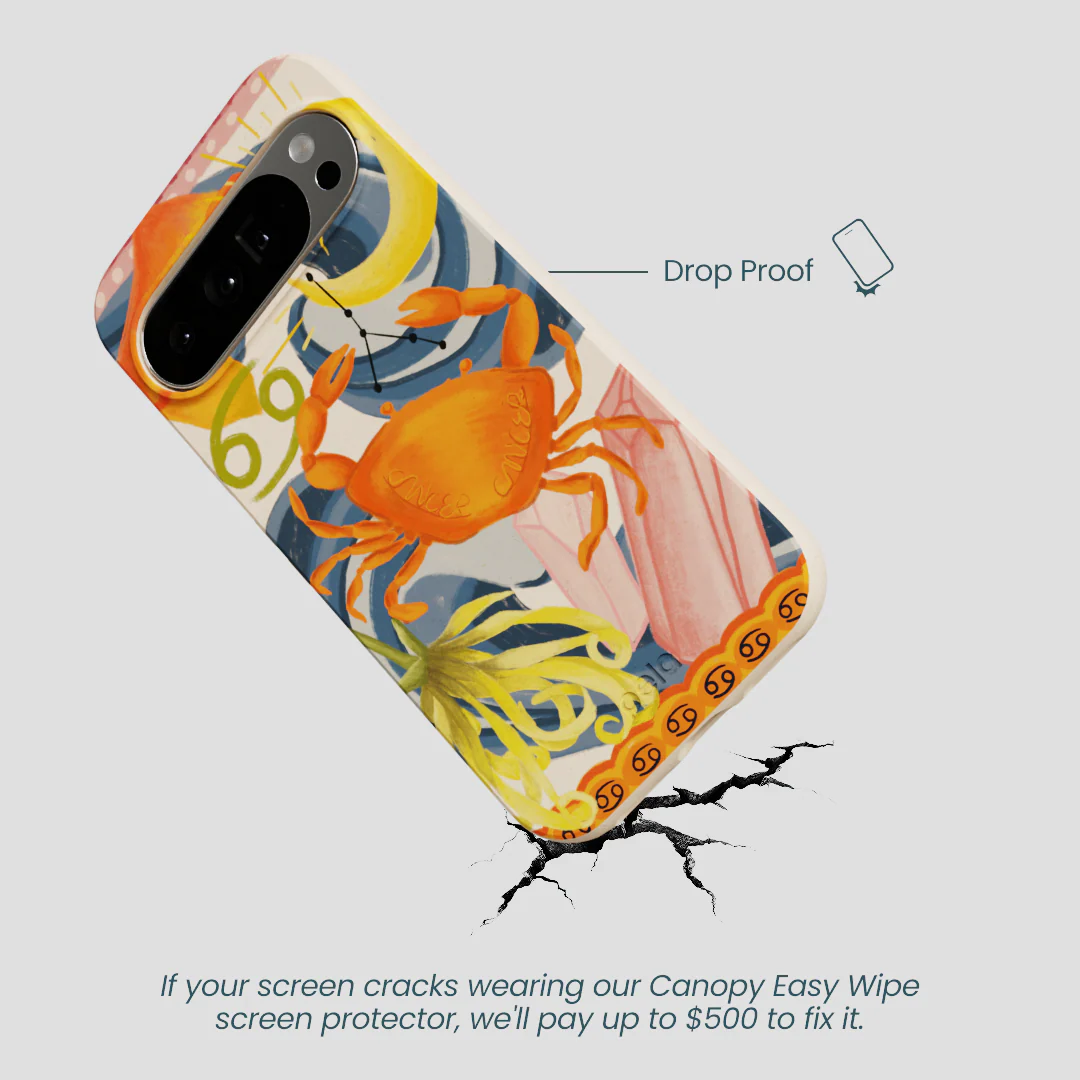 Seashell Cancer Crab Google Pixel 10 Pro XL Case - Image 4