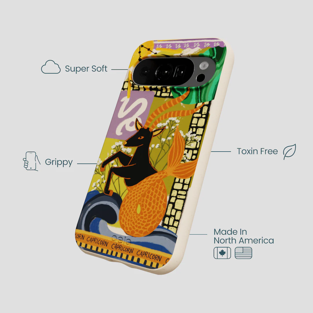 Seashell Capricorn Sea Goat Google Pixel 10/10 Pro Case - Image 3