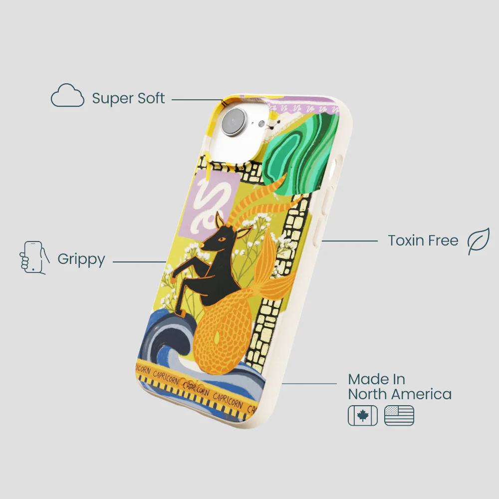 Seashell Capricorn Sea Goat iPhone 16e/17e Case - Image 4