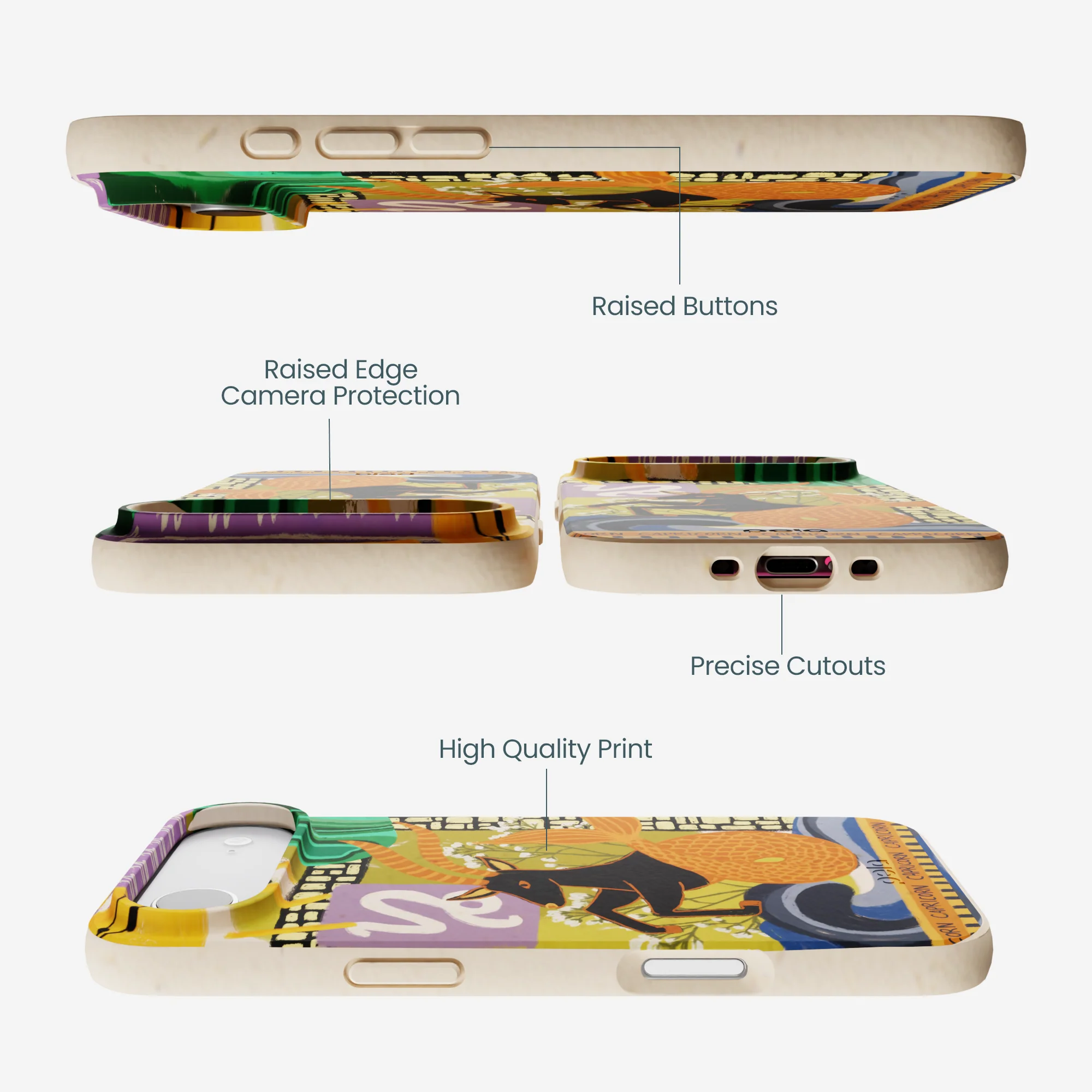 Seashell Capricorn Sea Goat iPhone Air Case - Image 3