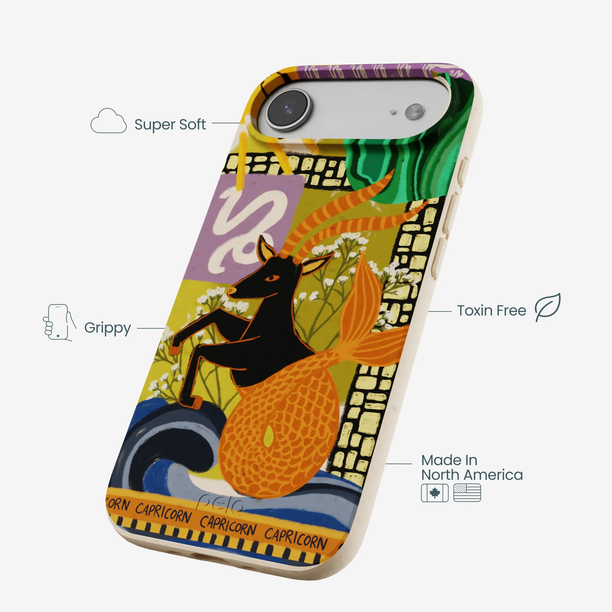 Seashell Capricorn Sea Goat iPhone Air Case - Image 4