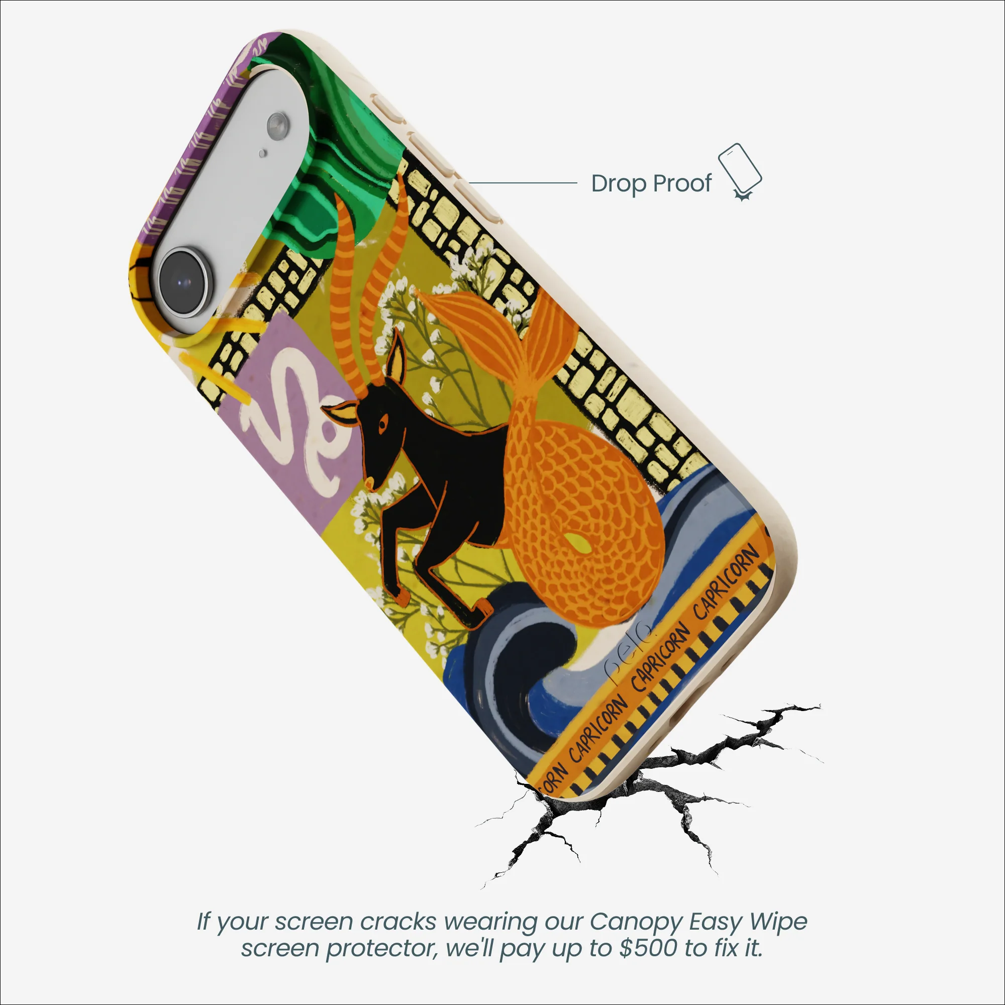 Seashell Capricorn Sea Goat iPhone Air Case - Image 5