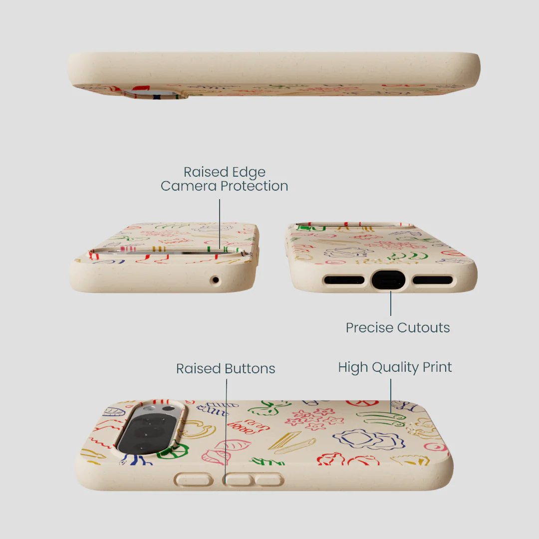 Seashell Carbs Google Pixel 10/10 Pro Case - Image 3