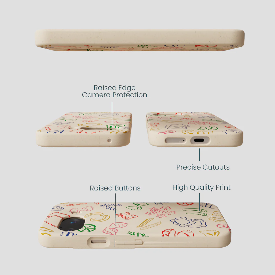 Seashell Carbs Google Pixel 9a Case - Image 3