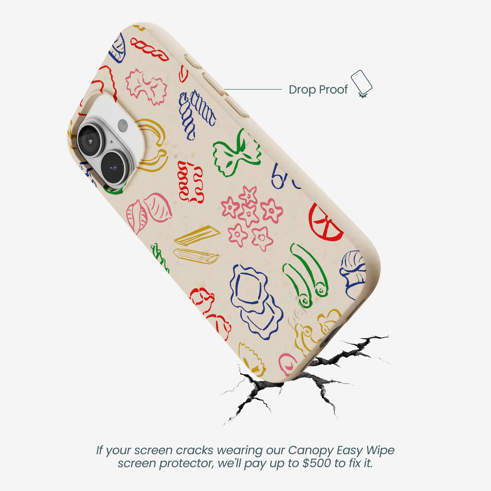 Seashell Carbs iPhone 17 Case - Image 5