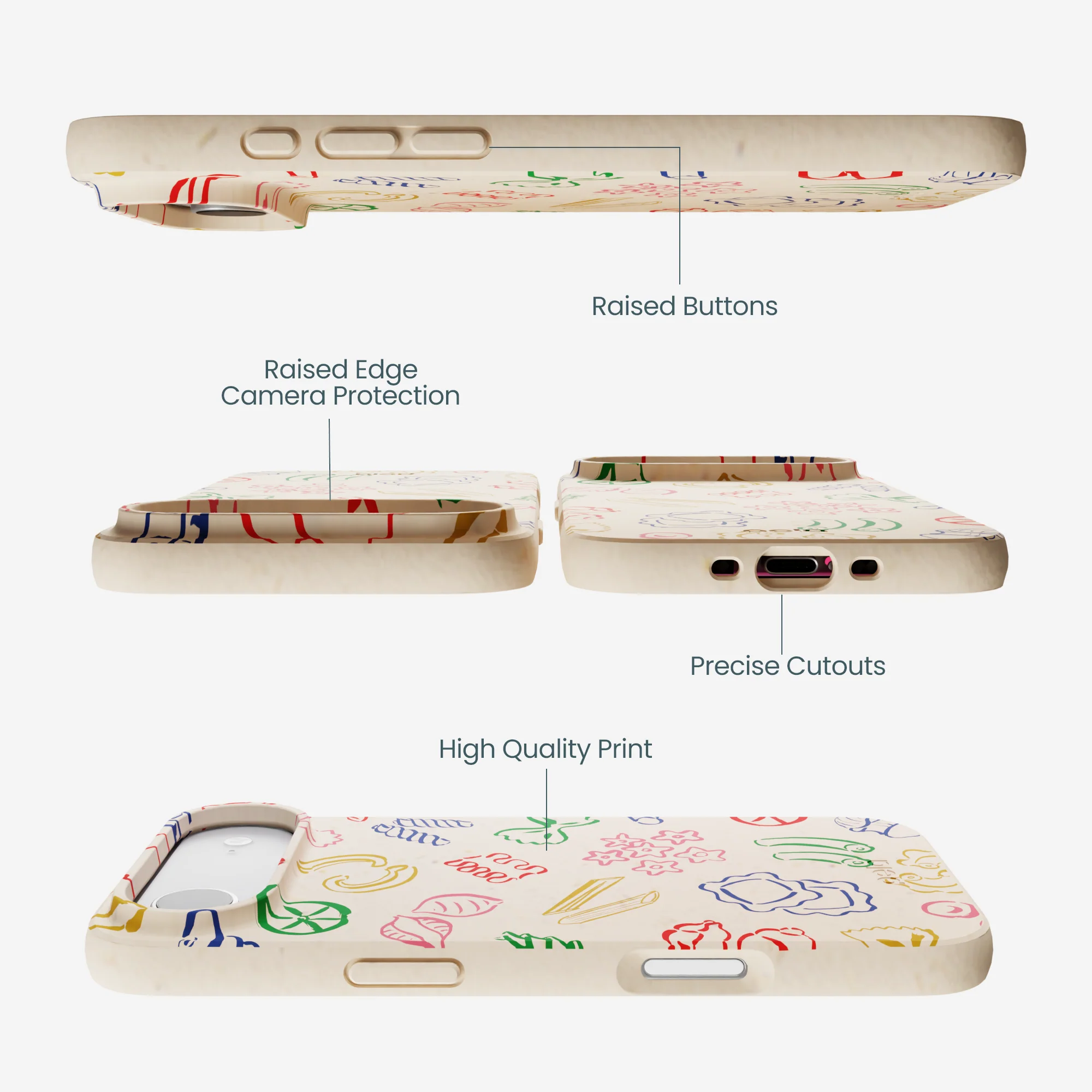 Seashell Carbs iPhone Air Case - Image 3