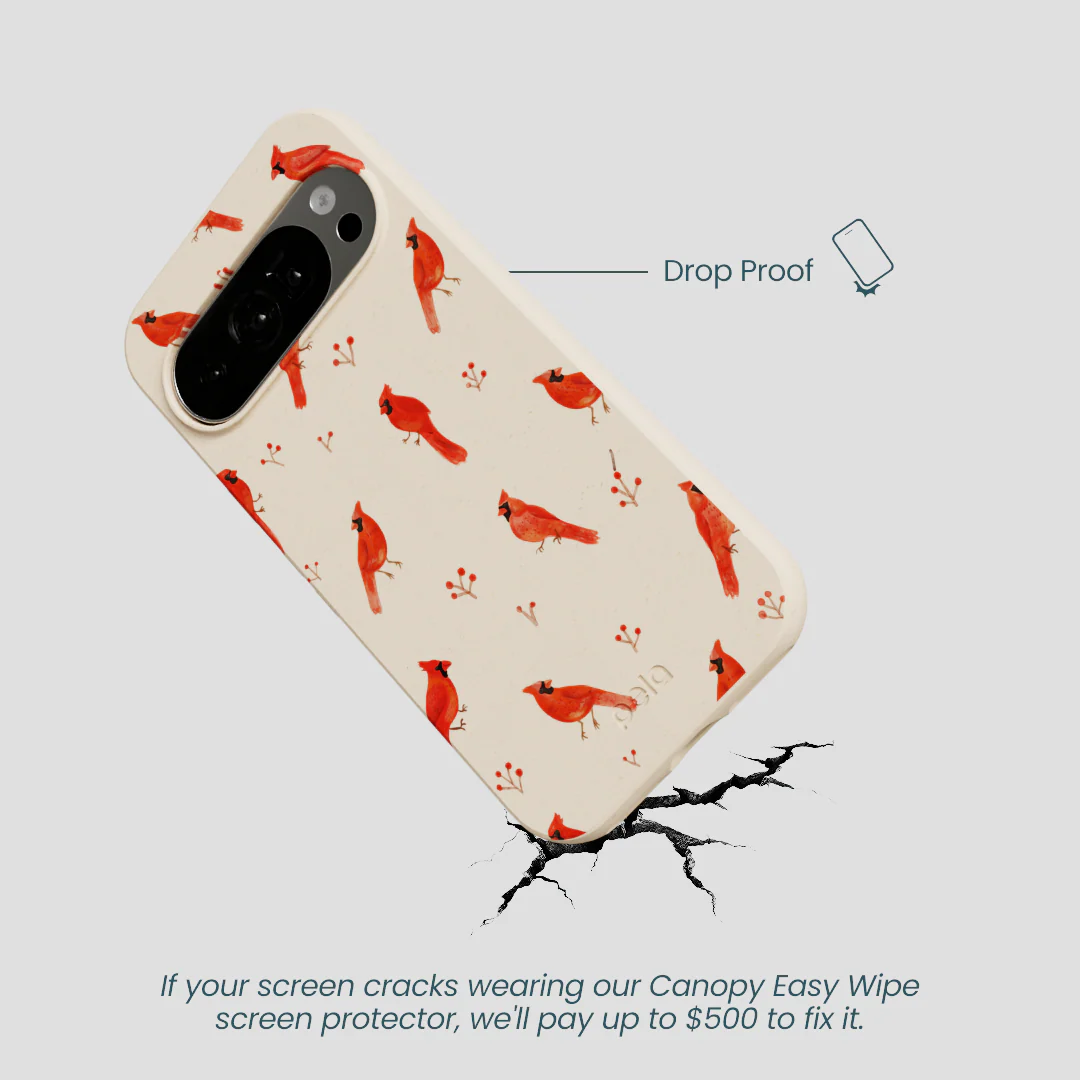 Seashell Cardinals Google Pixel 10/10 Pro Case - Image 4