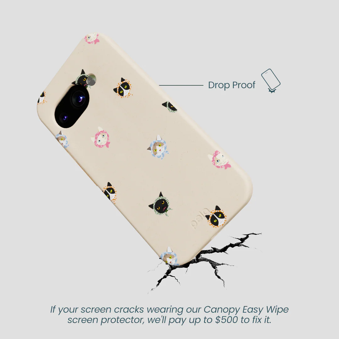 Seashell Cat Couture Google Pixel 9a Case - Image 4