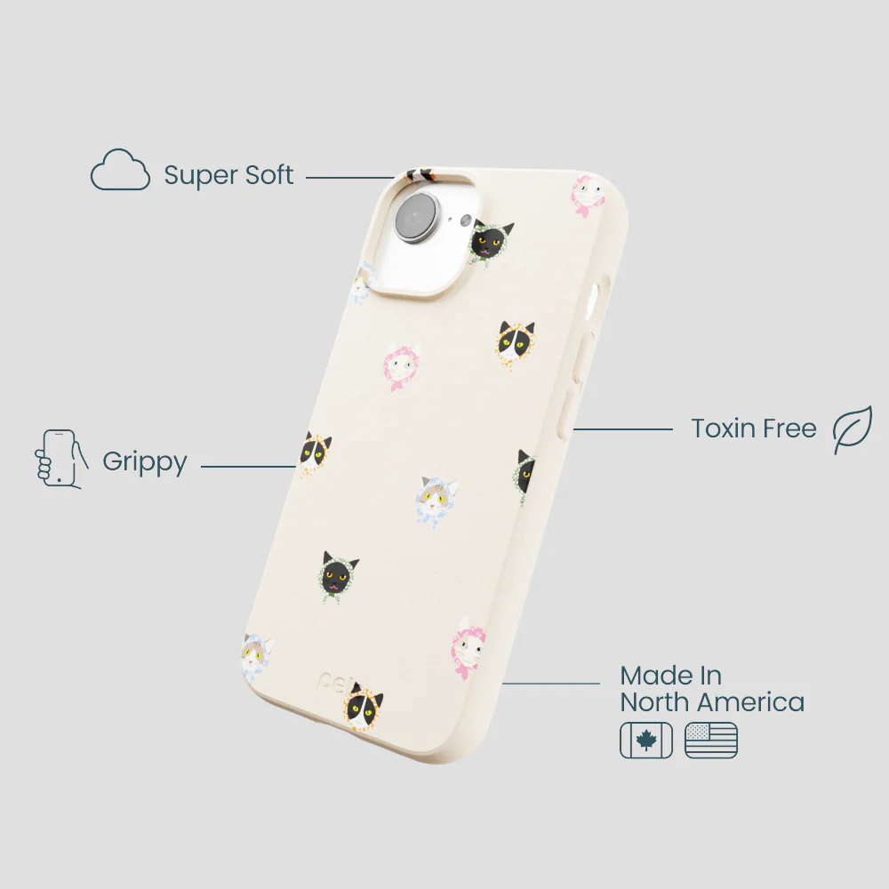 Seashell Cat Couture iPhone 16e/17e Case - Image 4