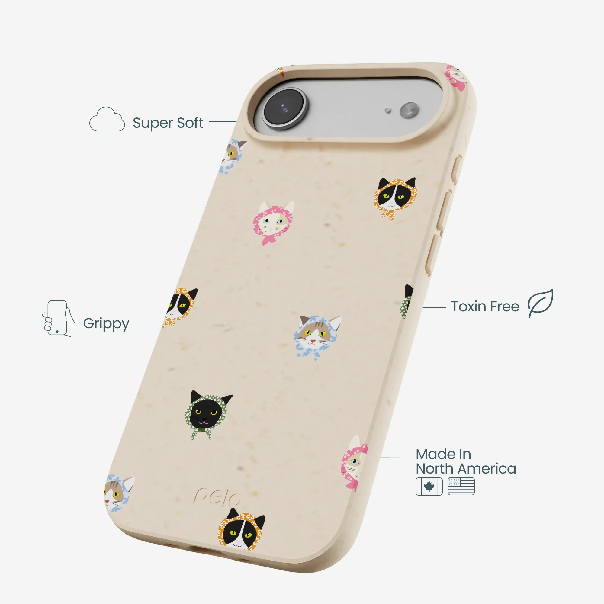 Seashell Cat Couture iPhone Air Case - Image 4