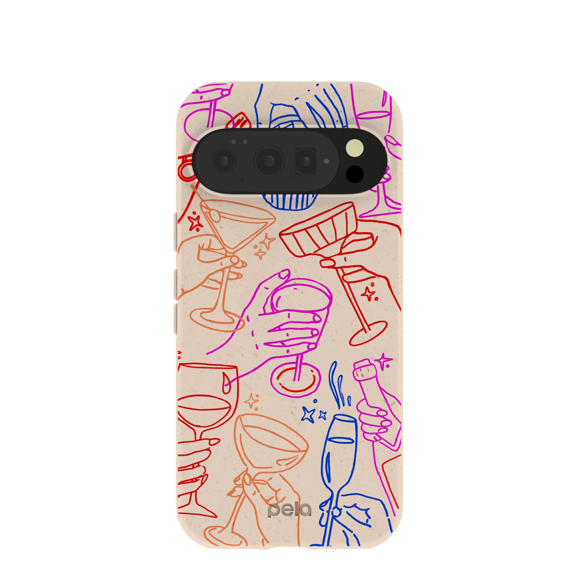 Seashell Cheers Club Google Pixel 10/10 Pro Case