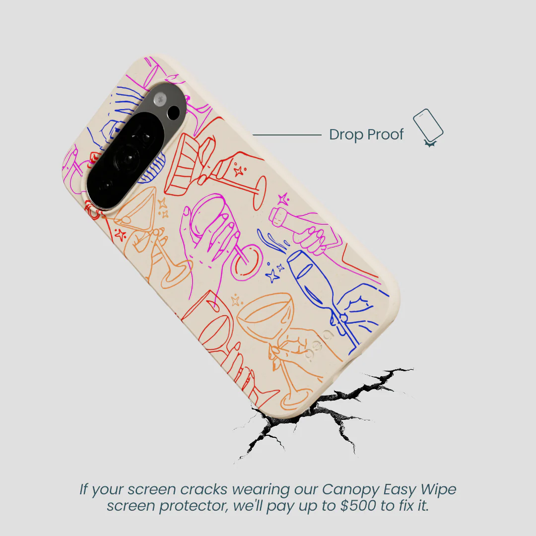 Seashell Cheers Club Google Pixel 10/10 Pro Case - Image 5