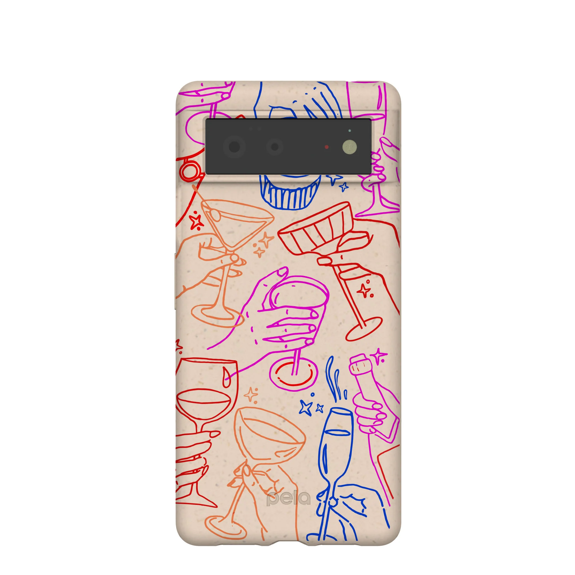 Seashell Cheers Club Google Pixel 6 Case