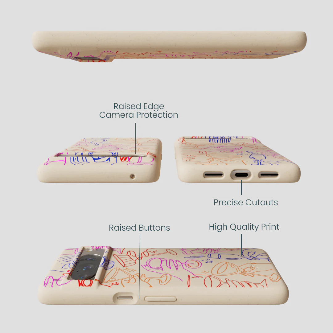 Seashell Cheers Club Google Pixel 8 Pro Case - Image 3