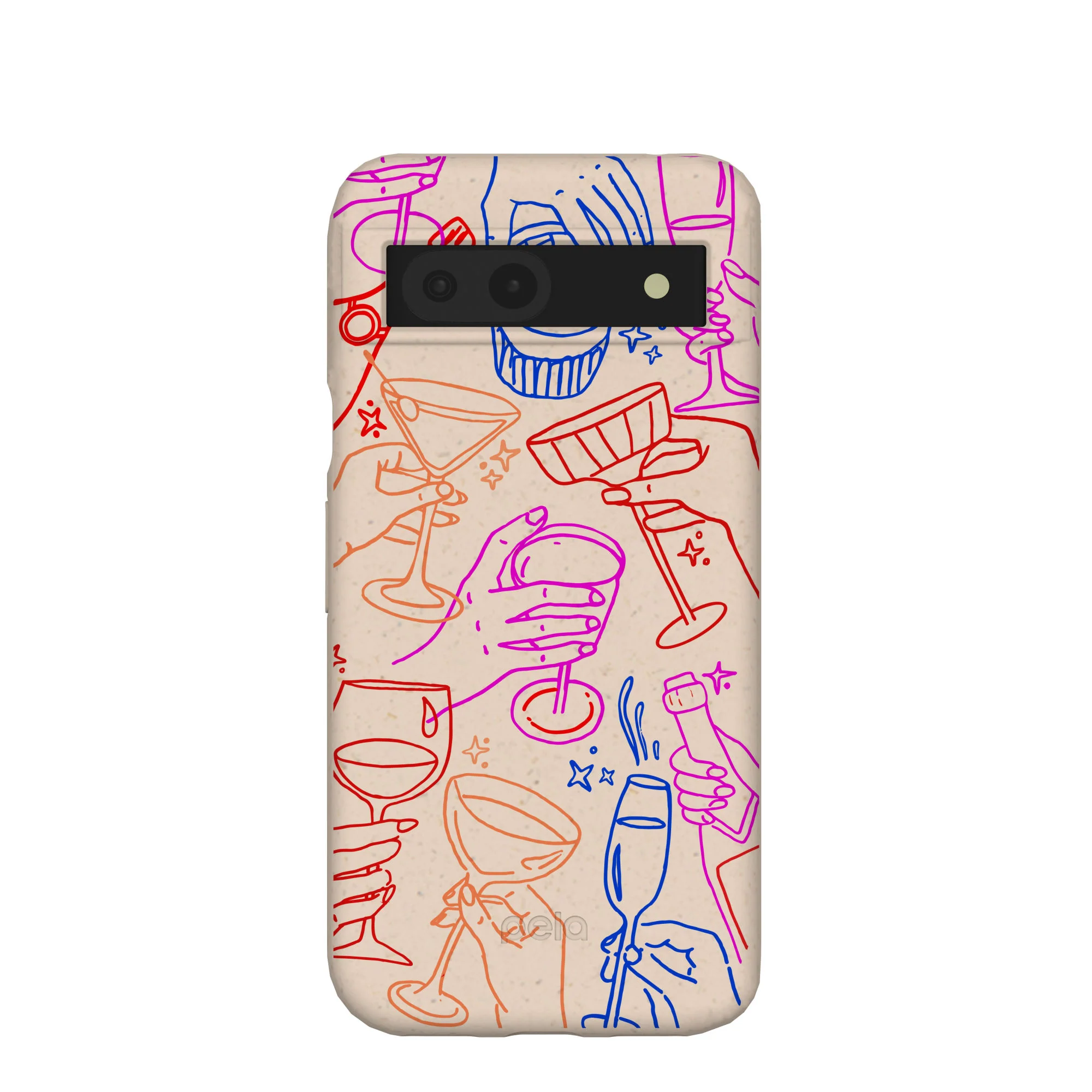 Seashell Cheers Club Google Pixel 8a Case