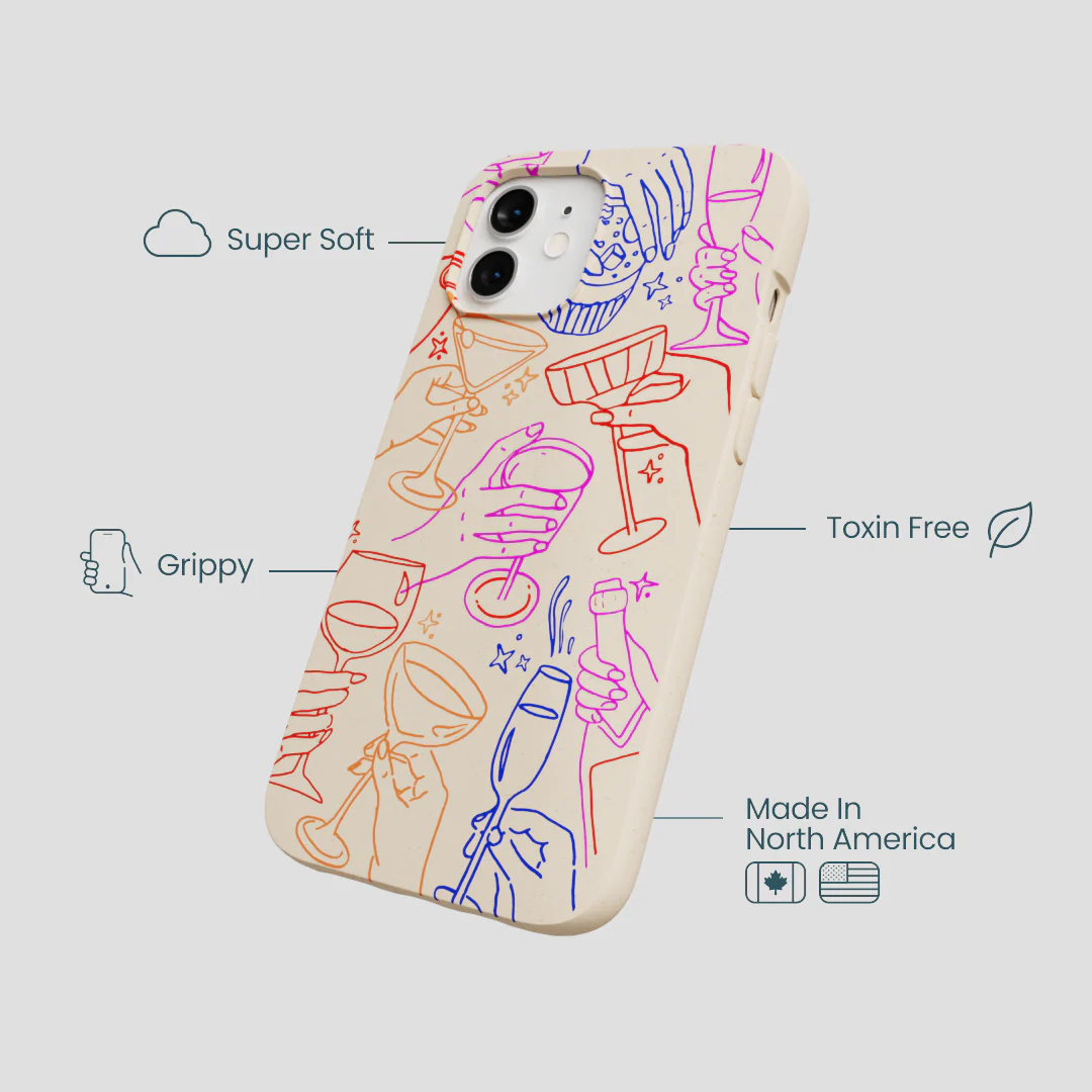 Seashell Cheers Club iPhone 12/ iPhone 12 Pro Case - Image 4