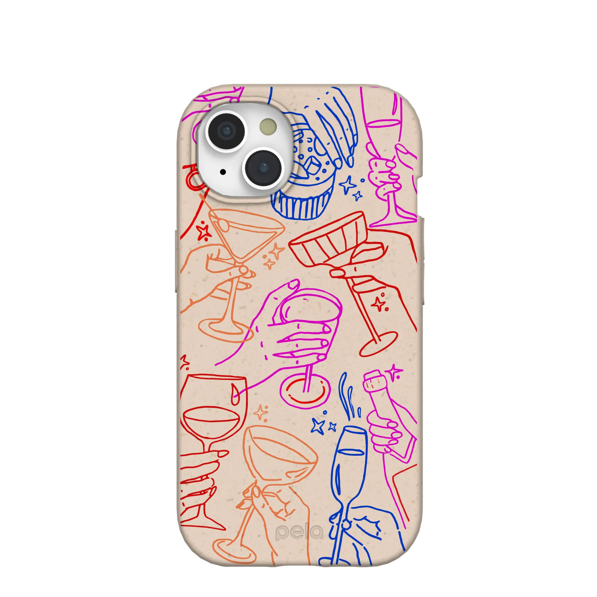Seashell Cheers Club iPhone 15 Case