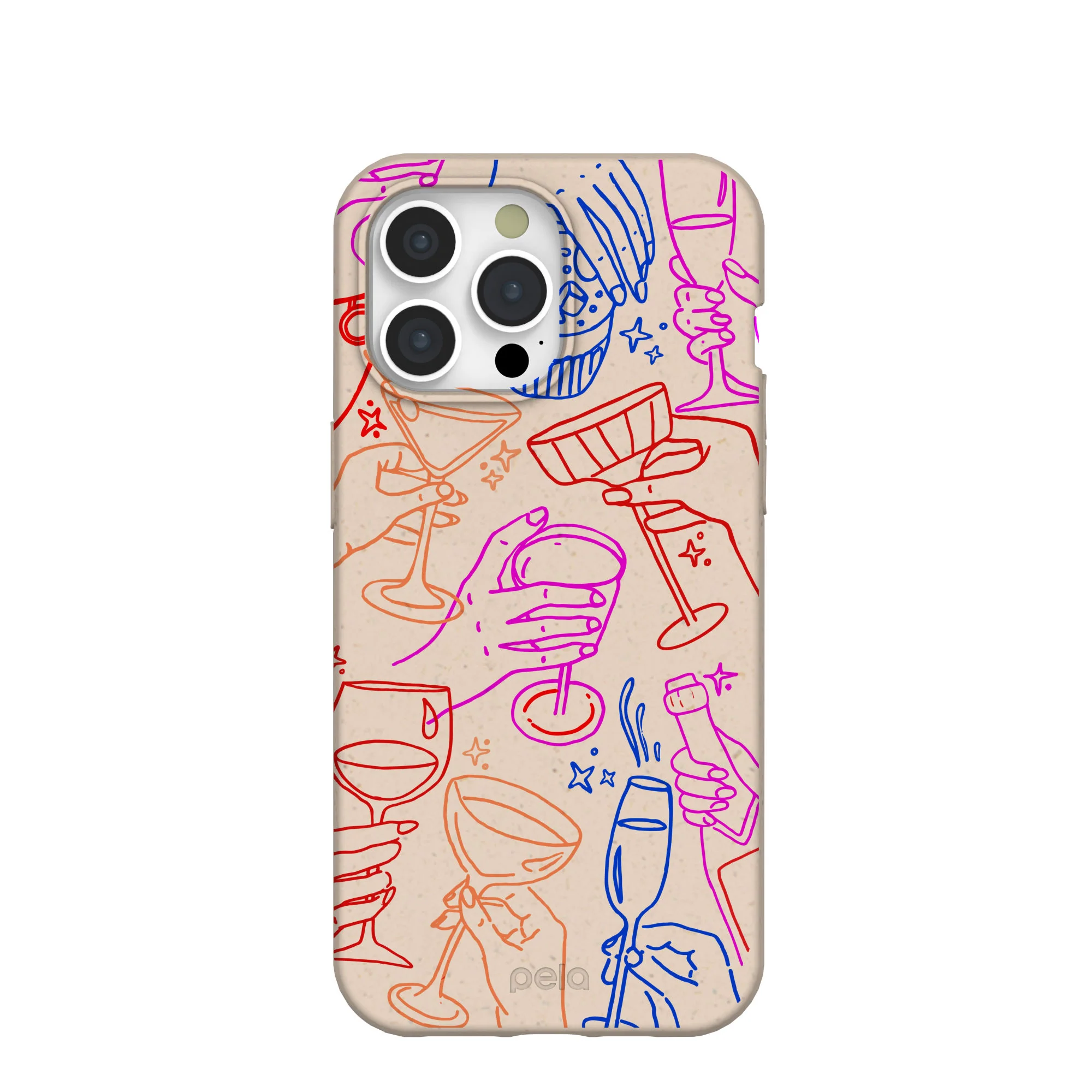 Seashell Cheers Club iPhone 15 Pro Max Case