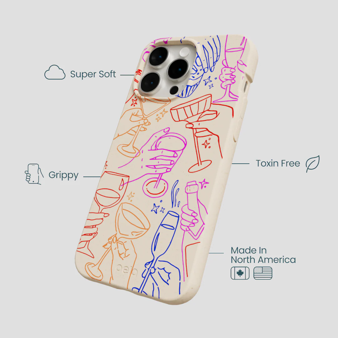 Seashell Cheers Club iPhone 15 Pro Max Case - Image 4