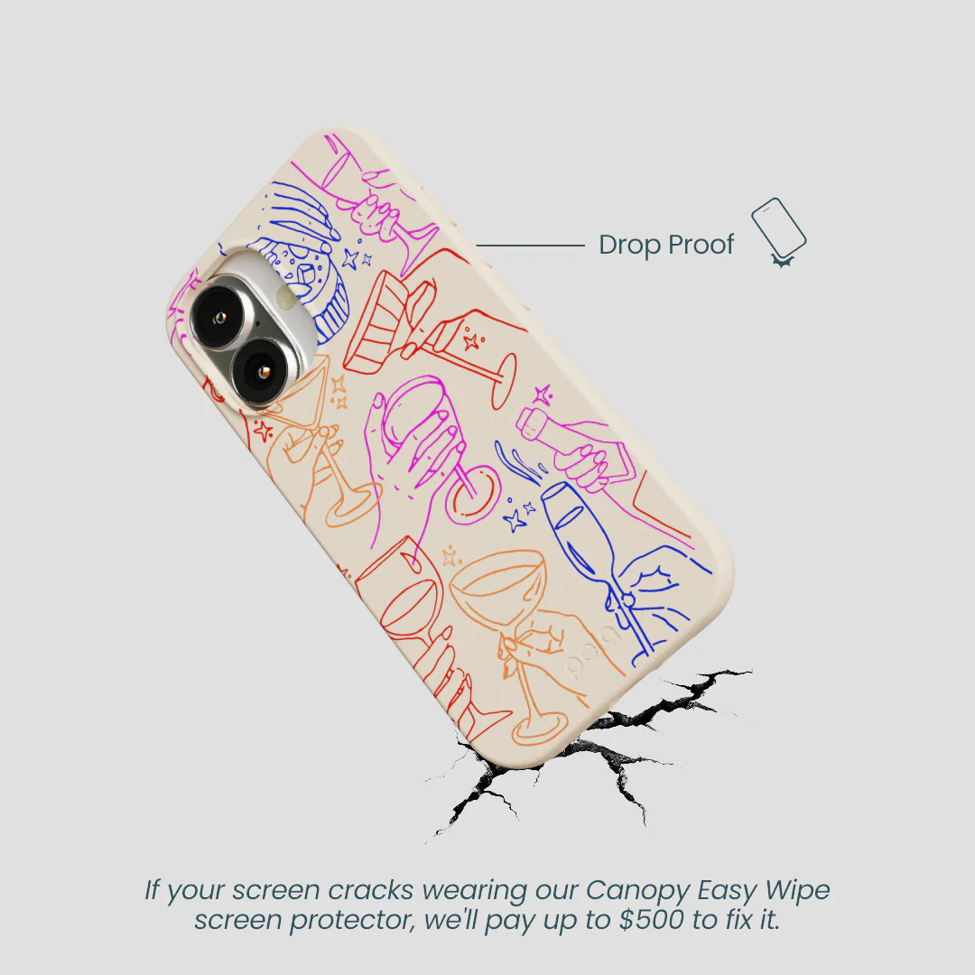 Seashell Cheers Club iPhone 16 Case - Image 5