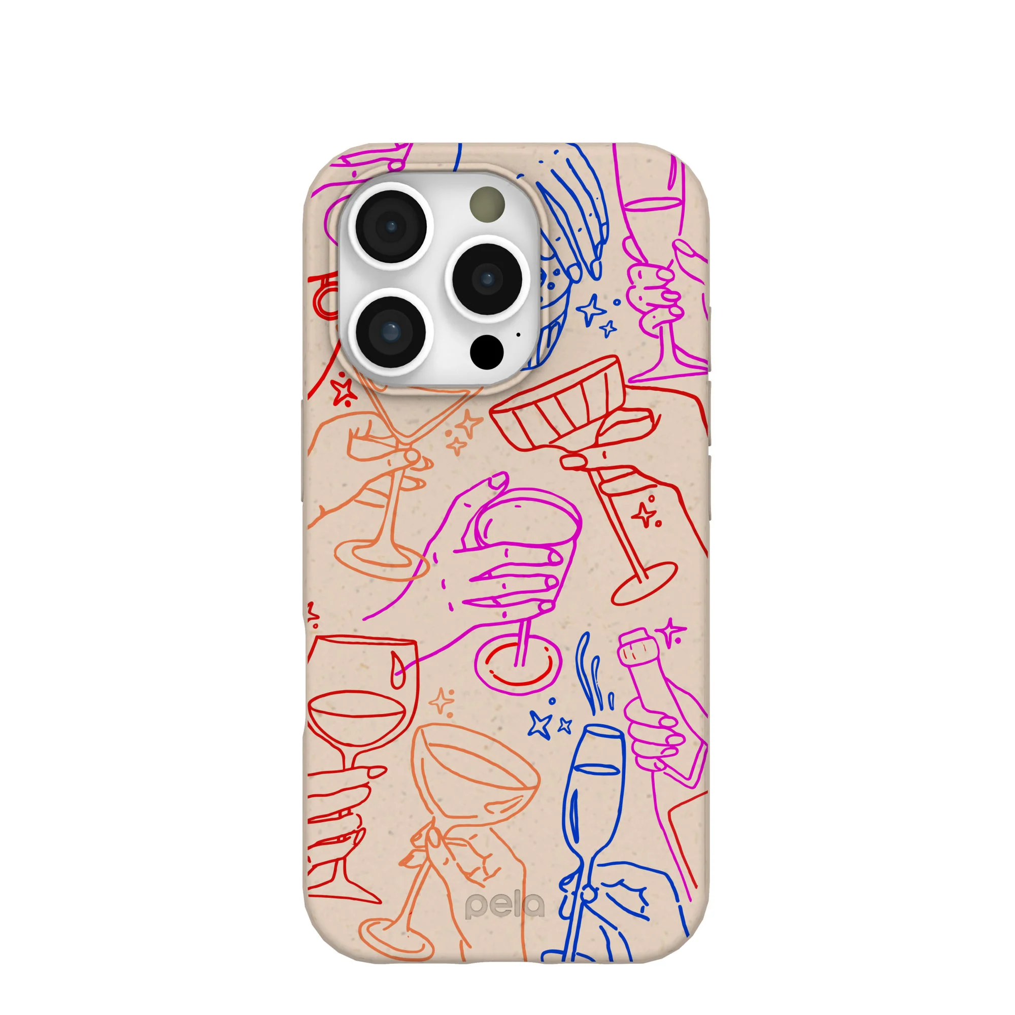 Seashell Cheers Club iPhone 16 Pro Case