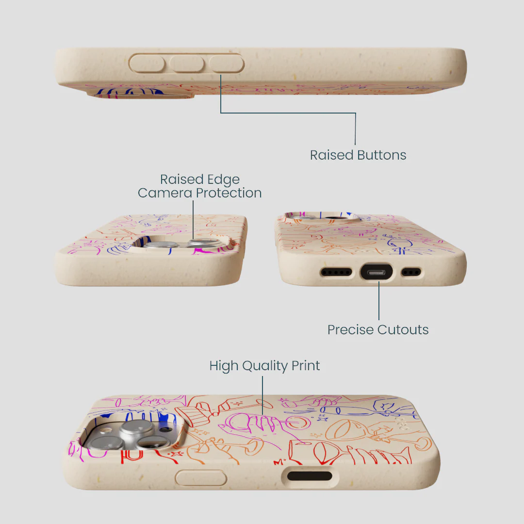 Seashell Cheers Club iPhone 16 Pro Case - Image 3
