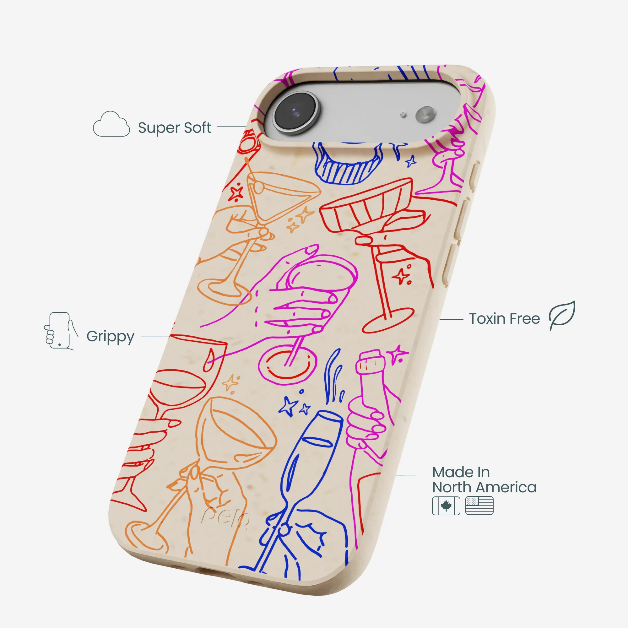 Seashell Cheers Club iPhone Air Case - Image 4