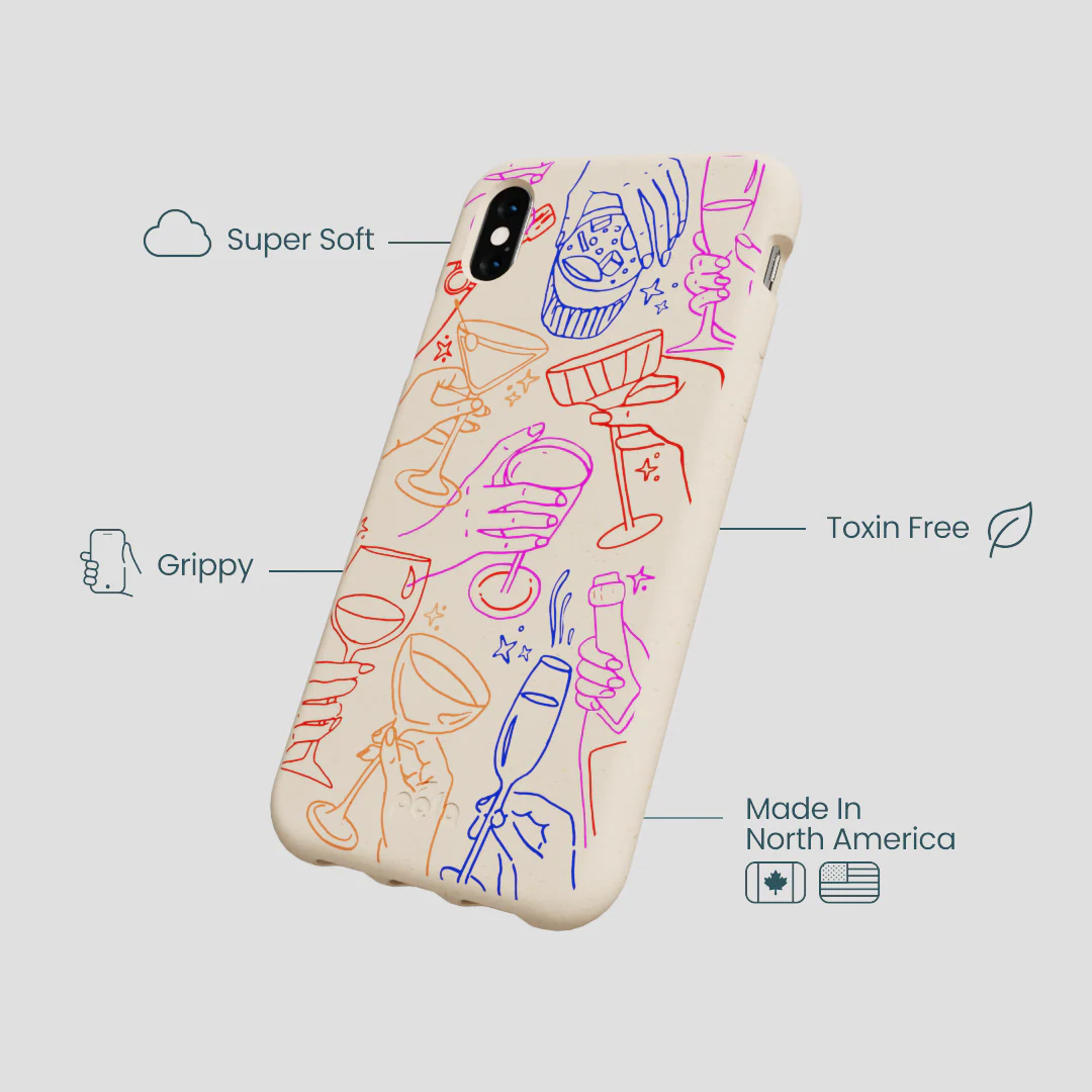 Seashell Cheers Club iPhone XR Case - Image 4