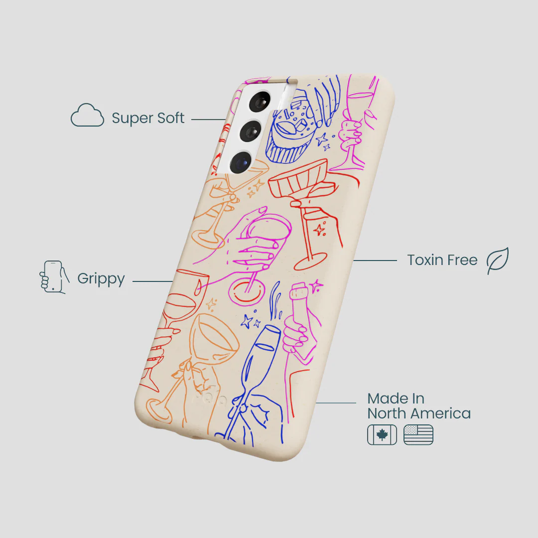 Seashell Cheers Club Samsung Galaxy S21 Case - Image 4