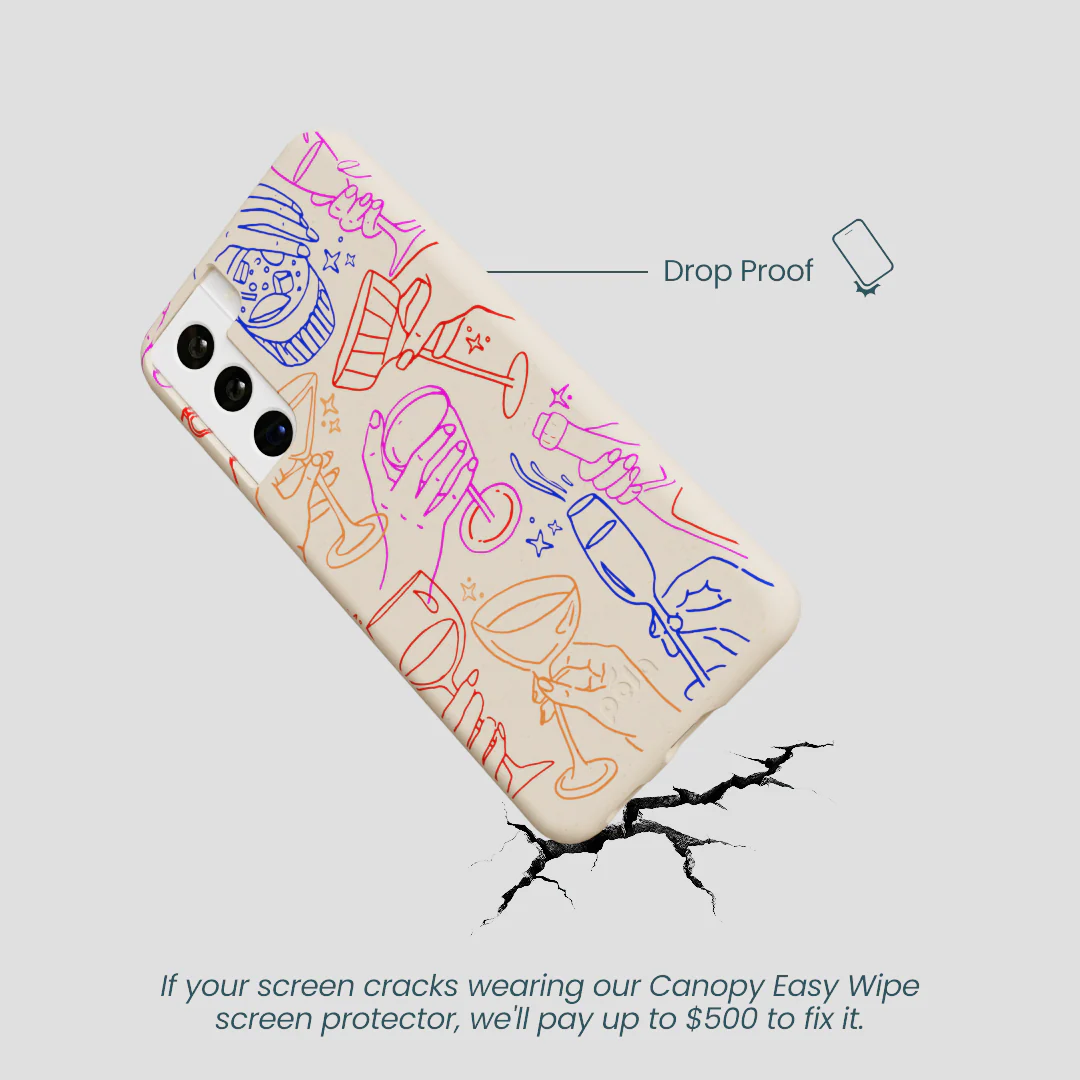 Seashell Cheers Club Samsung Galaxy S22 Case - Image 5