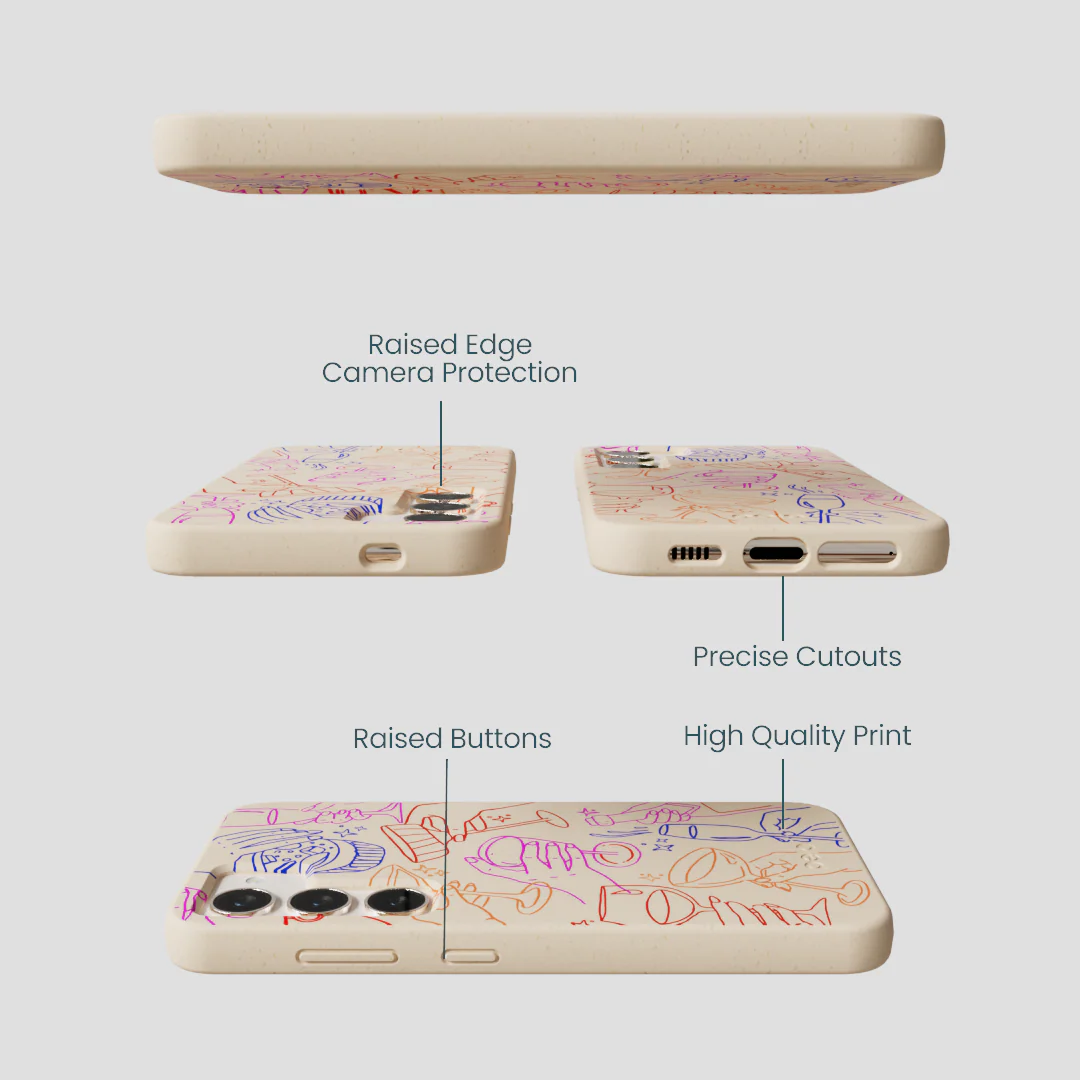 Seashell Cheers Club Samsung Galaxy S23 Case - Image 3