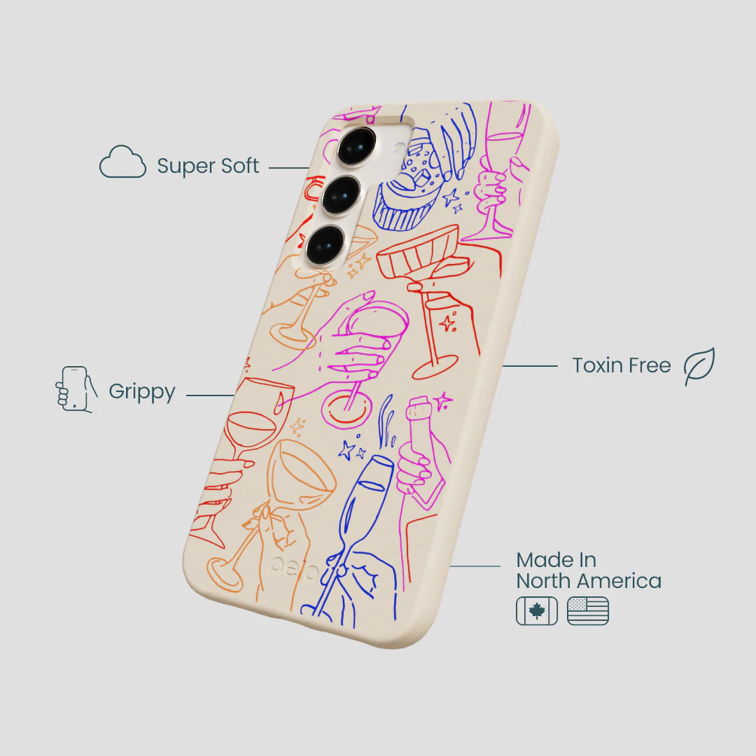 Seashell Cheers Club Samsung Galaxy S23 Case - Image 4